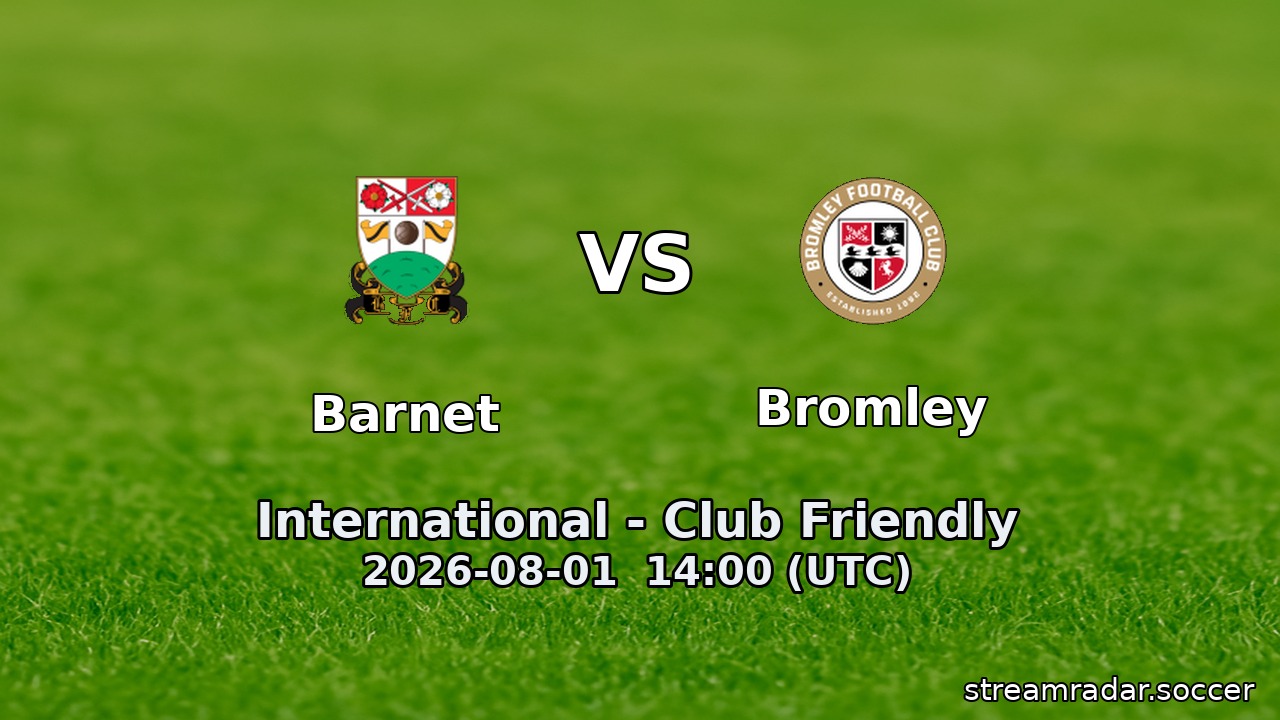 Barnet vs Bromley
