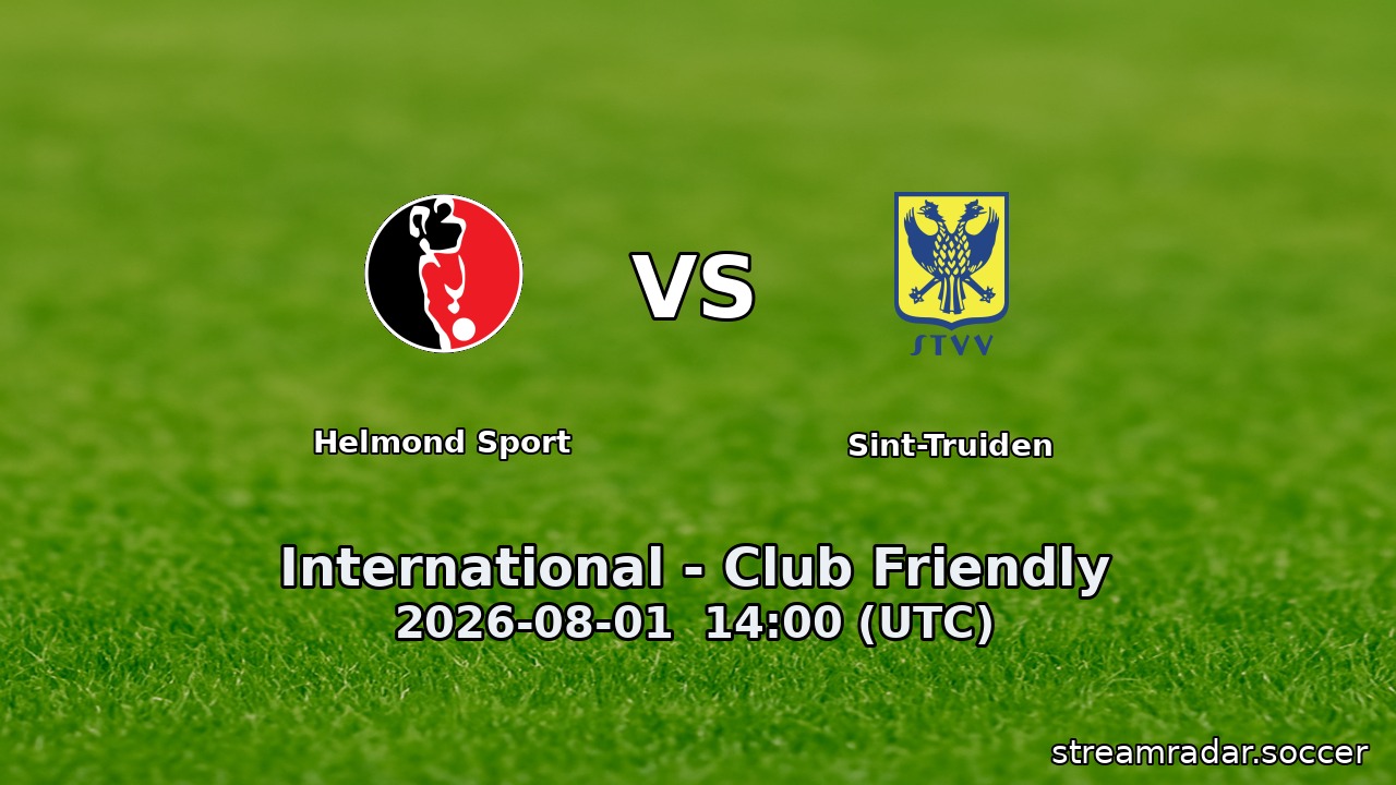 Helmond Sport vs Sint-Truiden