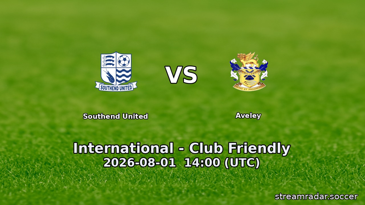 Southend United vs Aveley