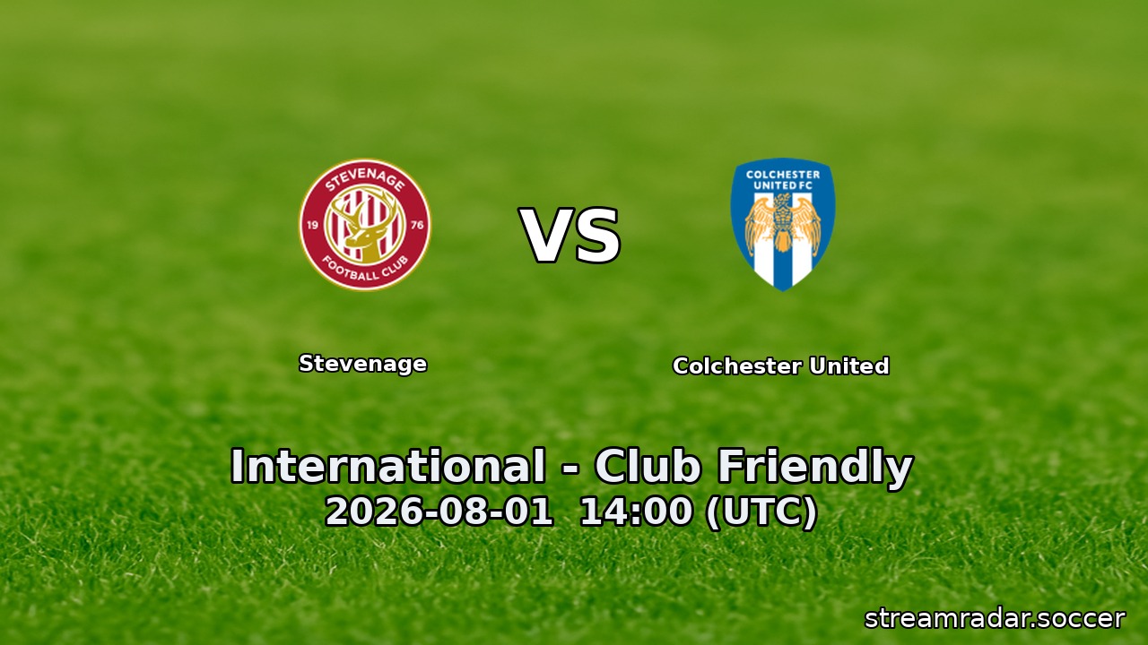 Stevenage vs Colchester United