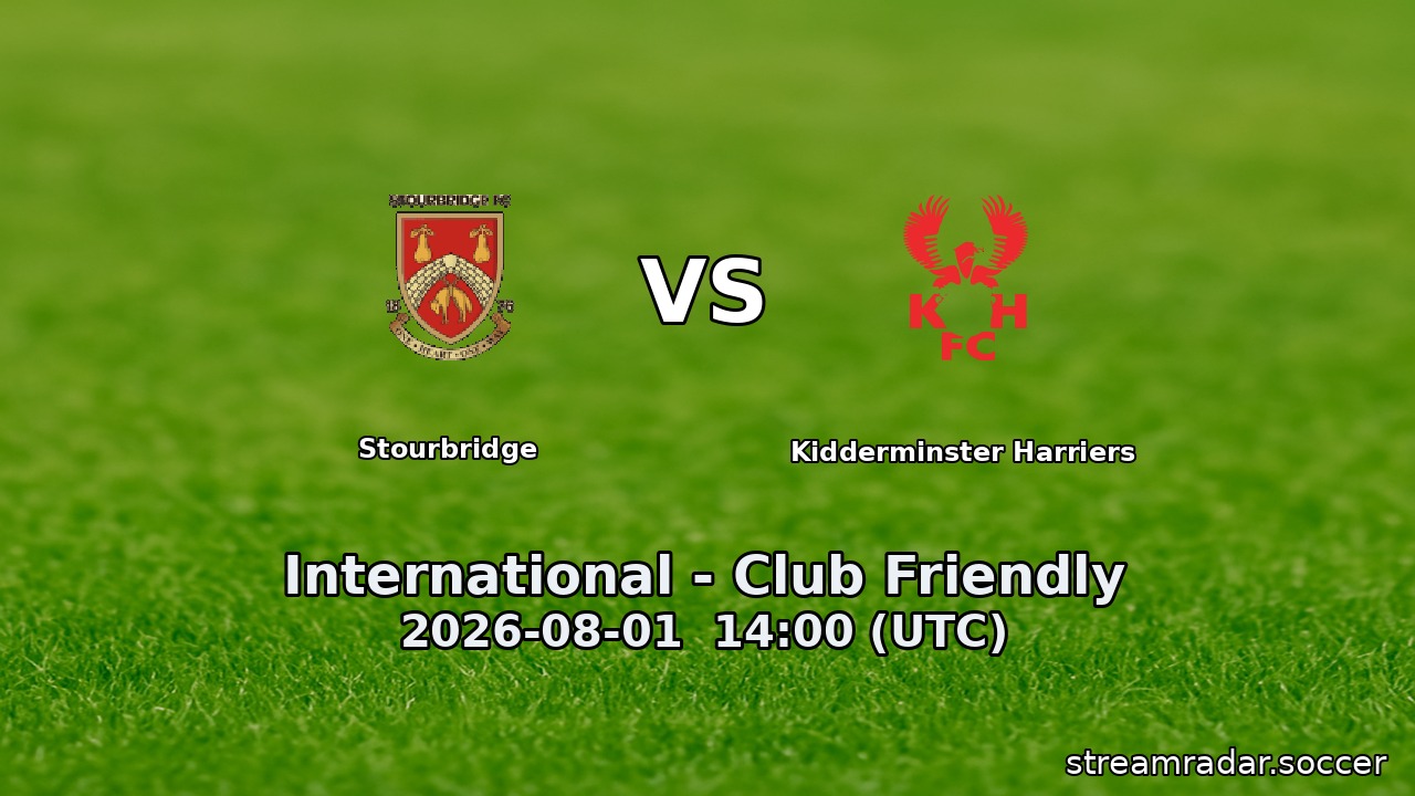 Stourbridge vs Kidderminster Harriers