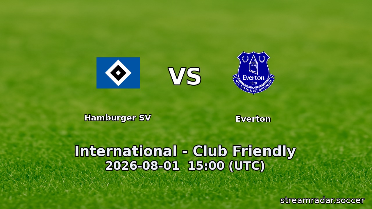 Hamburger SV vs Everton