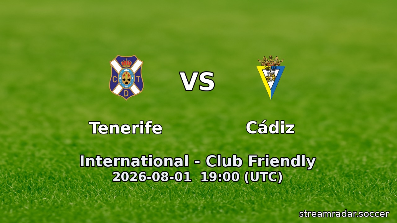 Tenerife vs Cádiz