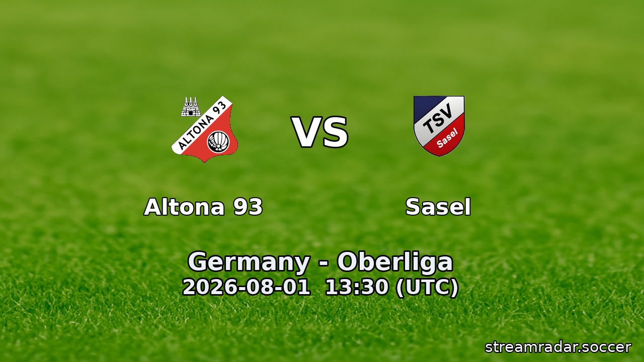 Altona 93 vs Sasel
