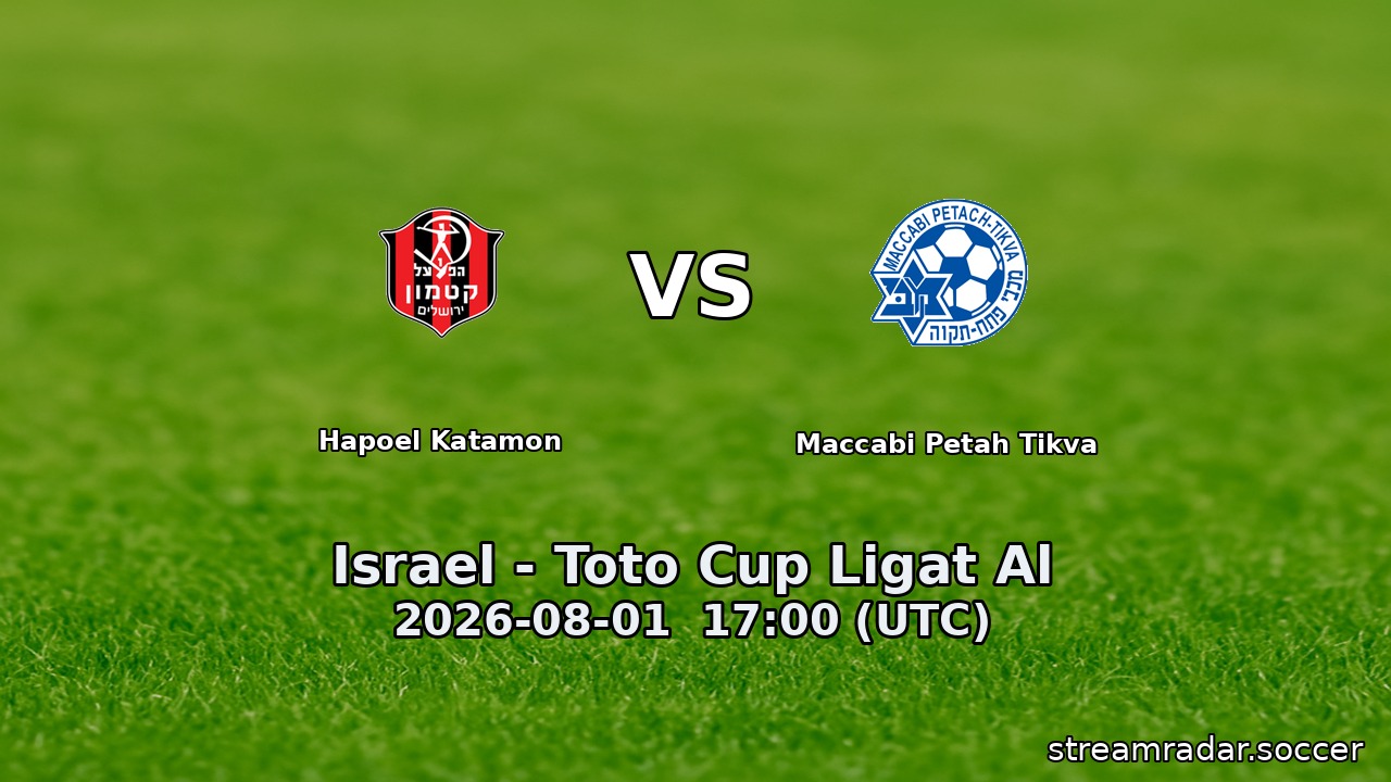Hapoel Katamon vs Maccabi Petah Tikva