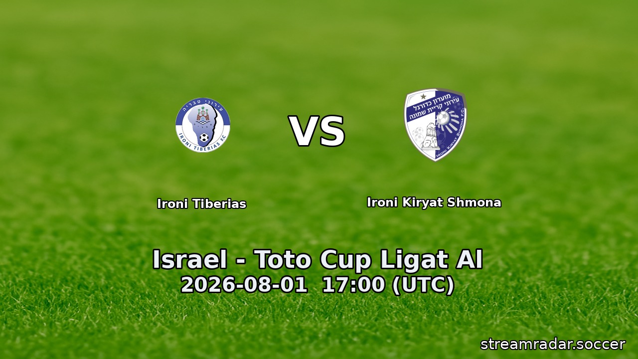 Ironi Tiberias vs Ironi Kiryat Shmona