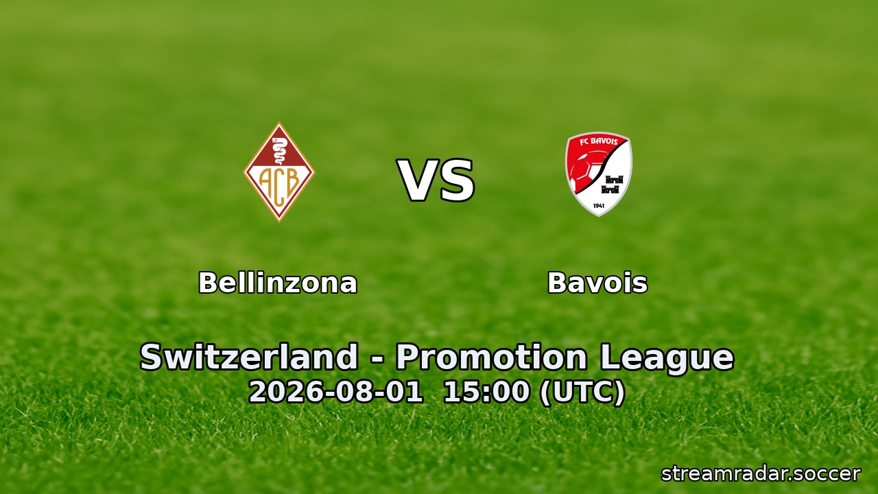Bellinzona vs Bavois