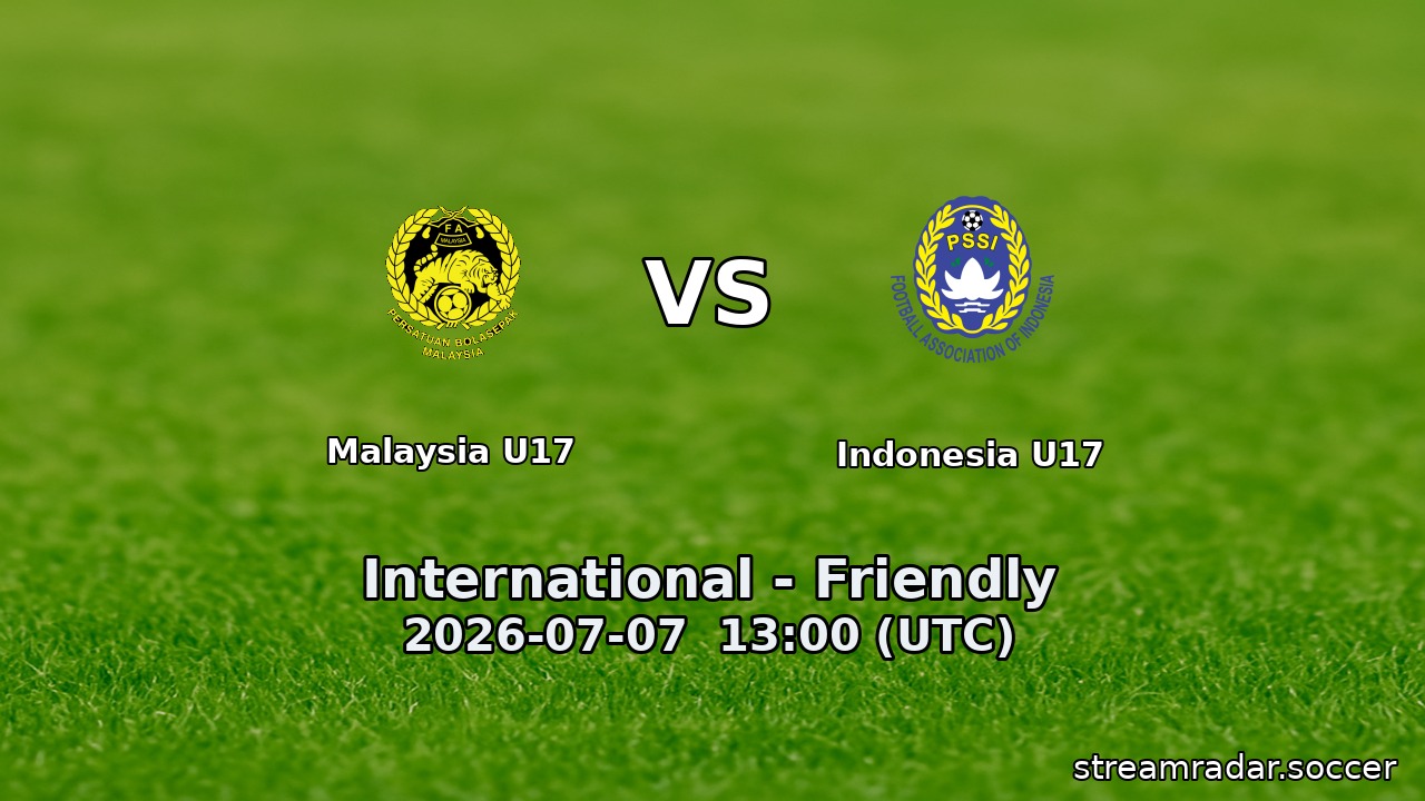 Malaysia U17 vs Indonesia U17