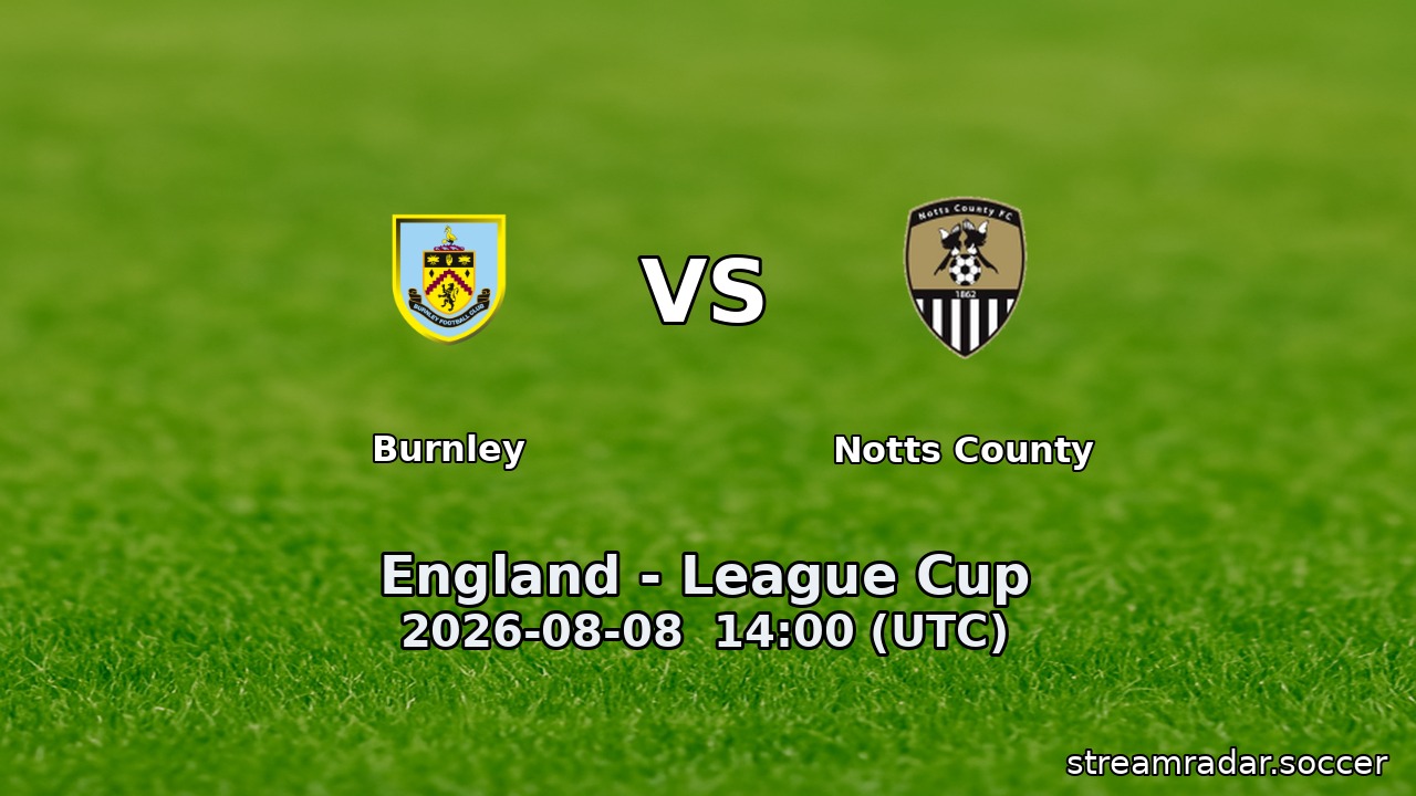 Burnley vs Notts County