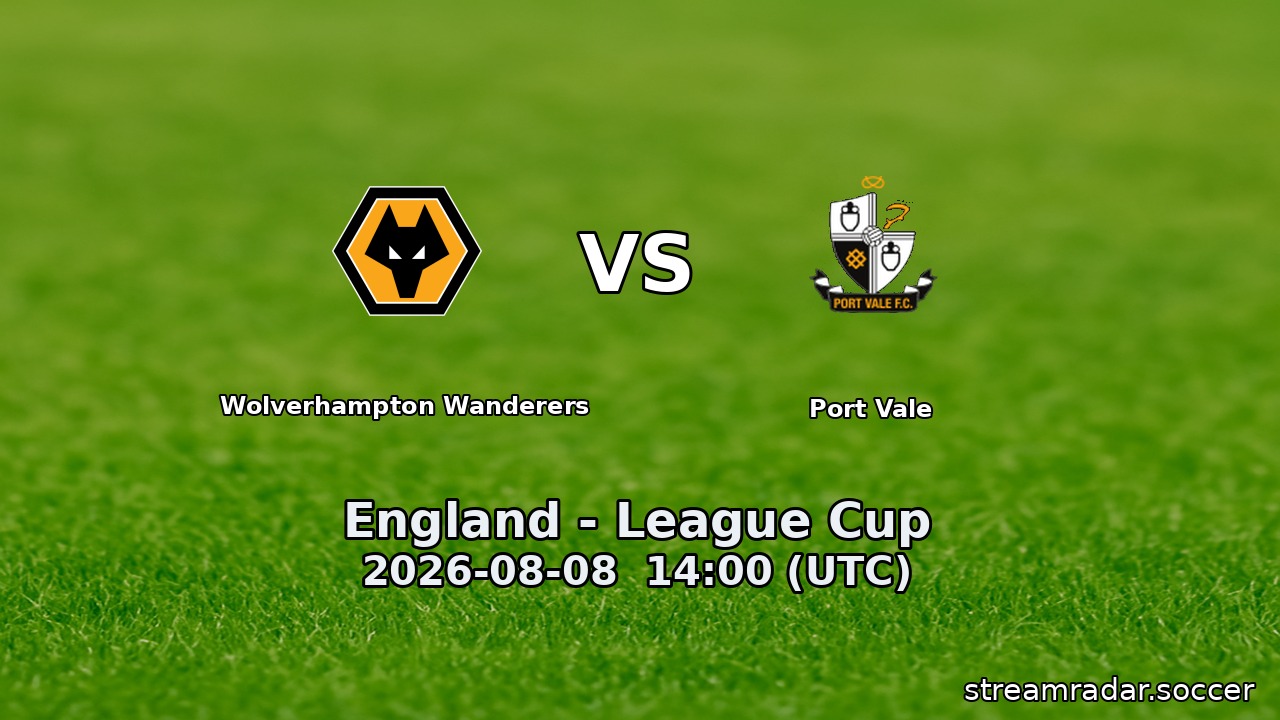 Wolverhampton Wanderers vs Port Vale