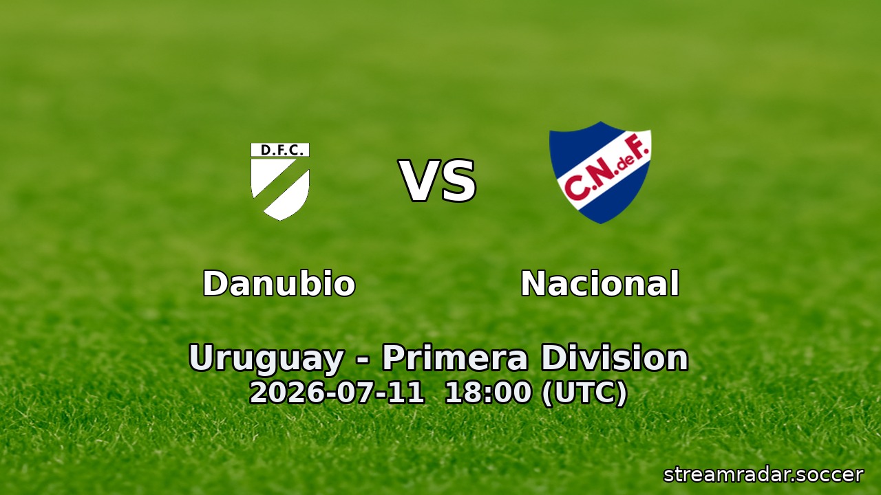 Danubio vs Nacional