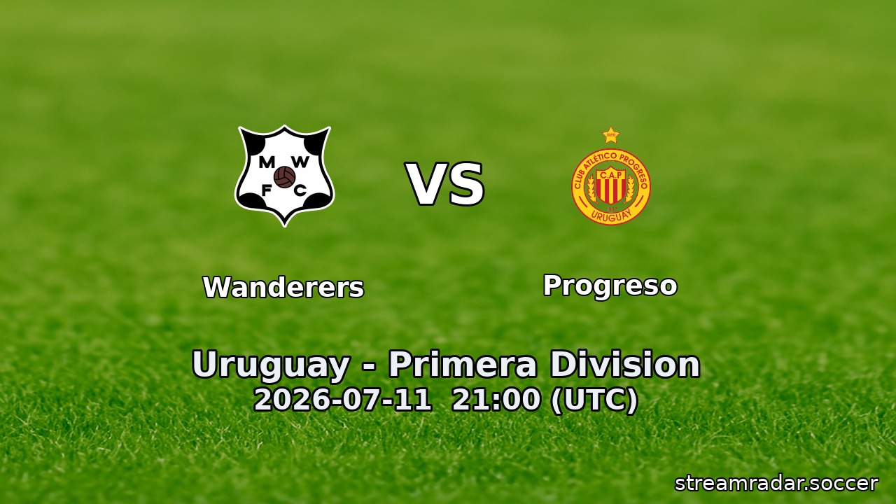 Wanderers vs Progreso