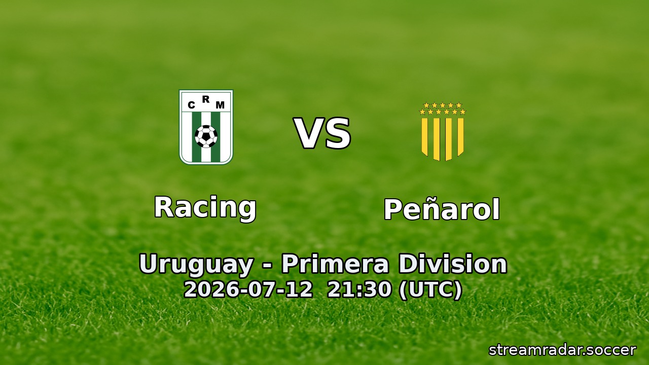 Racing vs Peñarol