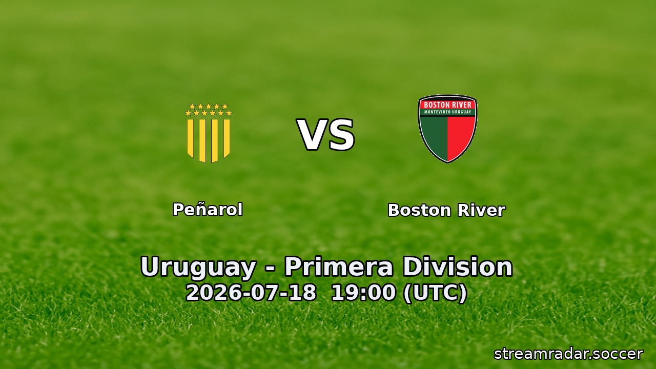 Peñarol vs Boston River
