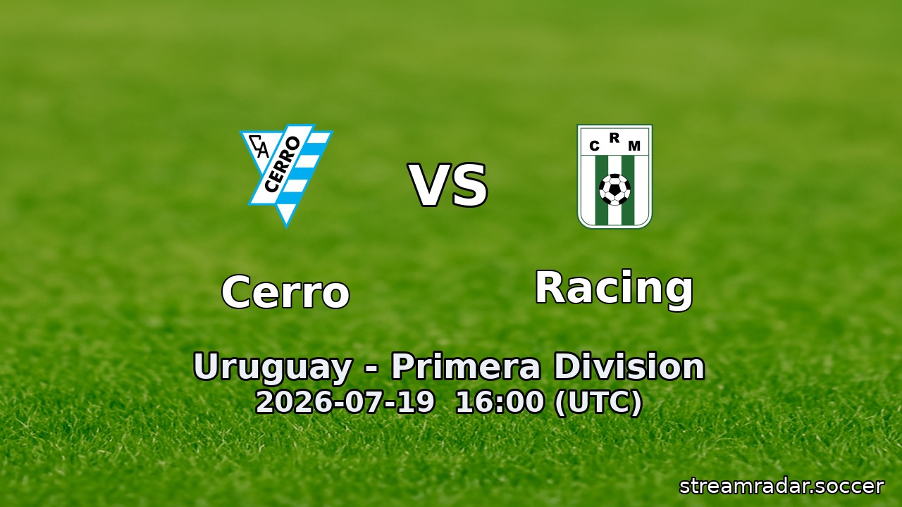 Cerro vs Racing