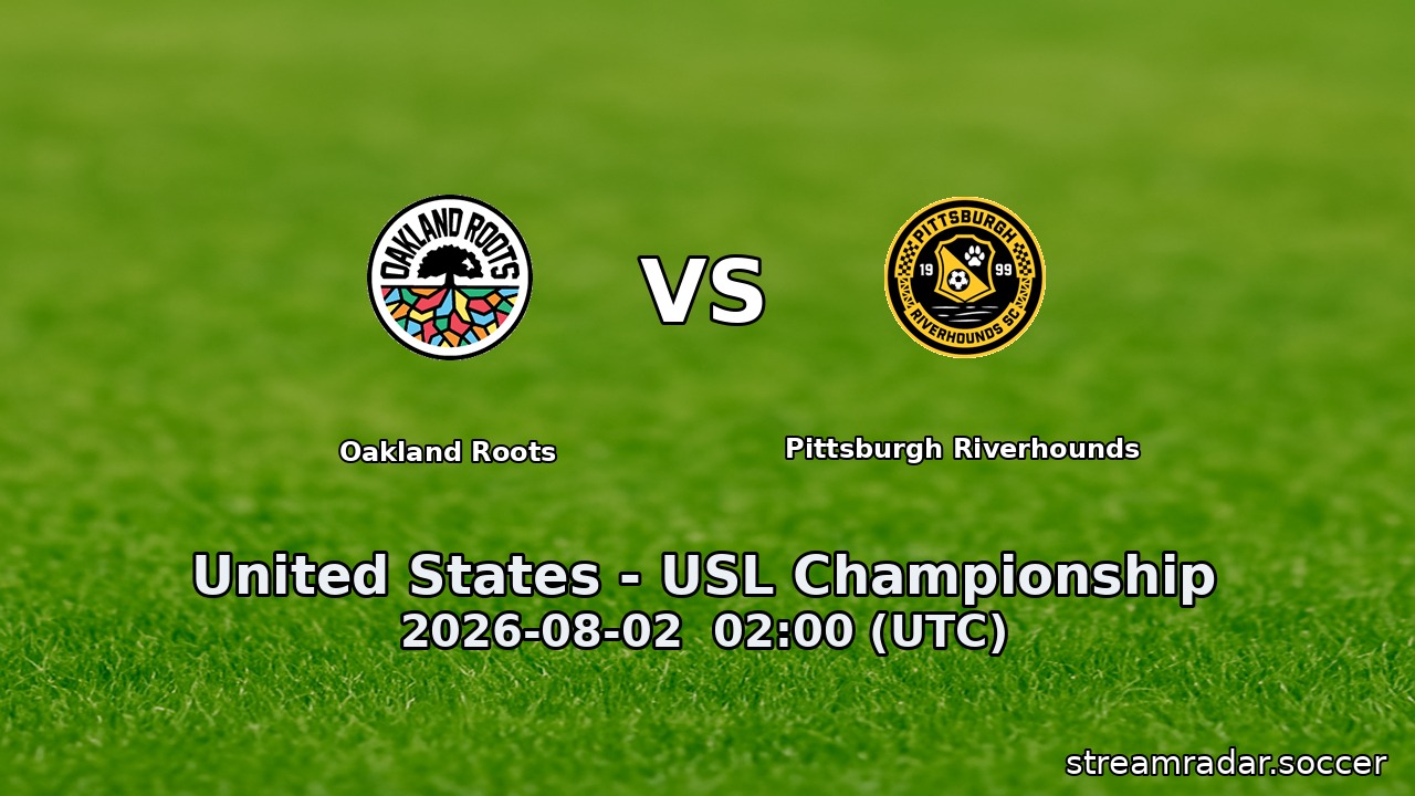 Oakland Roots vs Pittsburgh Riverhounds
