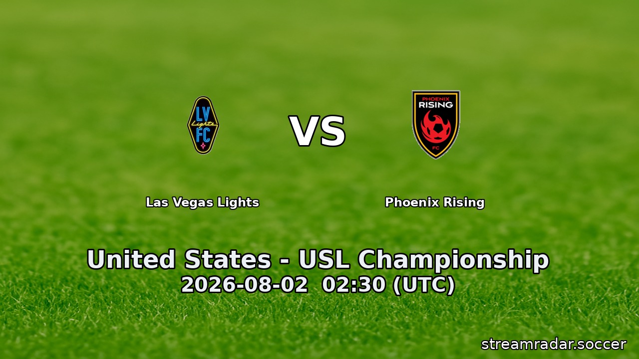 Las Vegas Lights vs Phoenix Rising