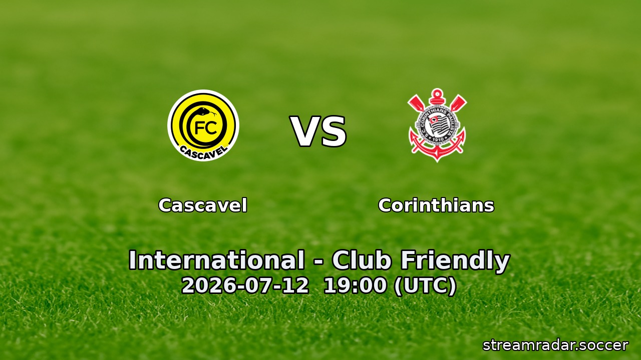 Cascavel vs Corinthians