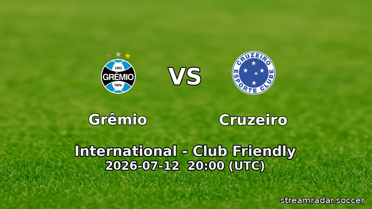 Grêmio vs Cruzeiro