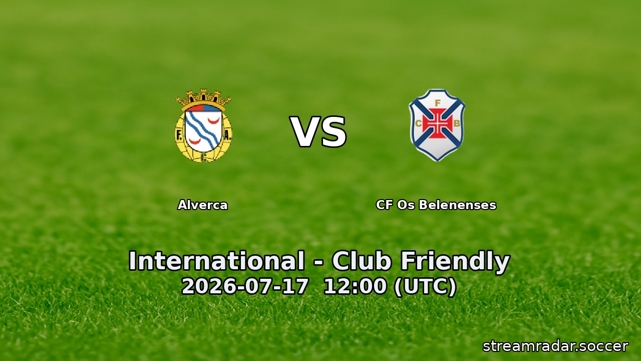 Alverca vs CF Os Belenenses