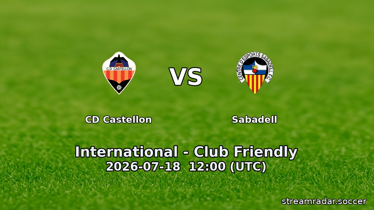 CD Castellon vs Sabadell