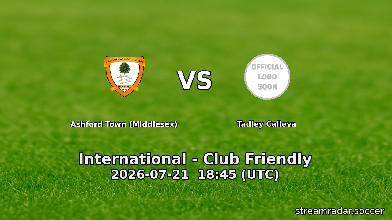 Ashford Town (Middlesex) vs Tadley Calleva