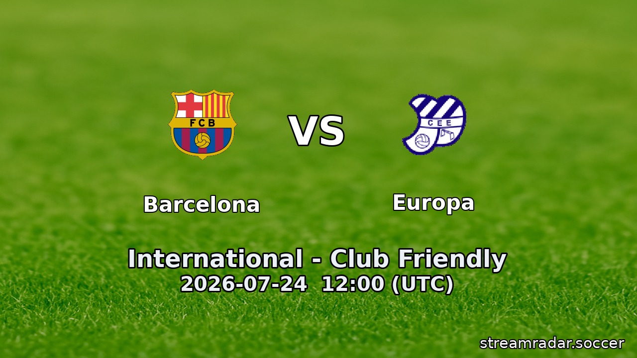 Barcelona vs Europa