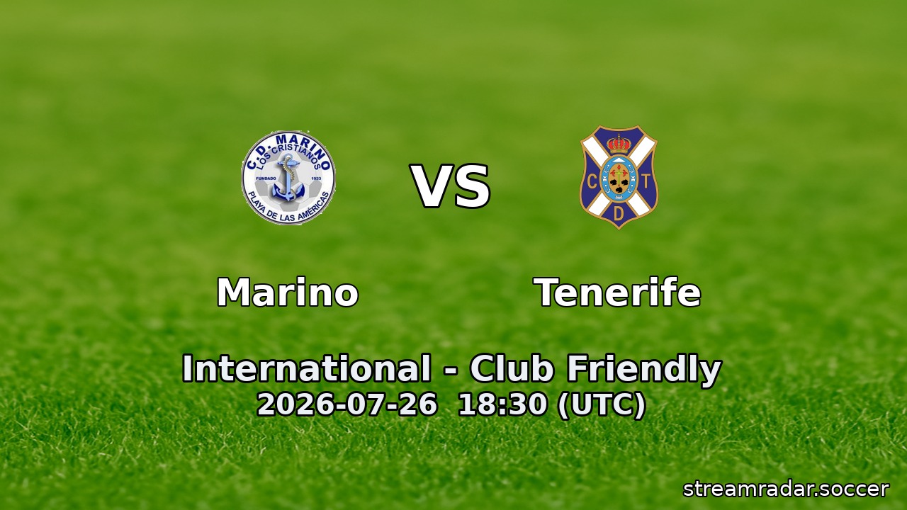 Marino vs Tenerife