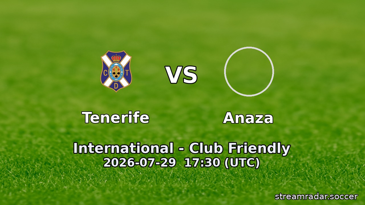 Tenerife vs Anaza