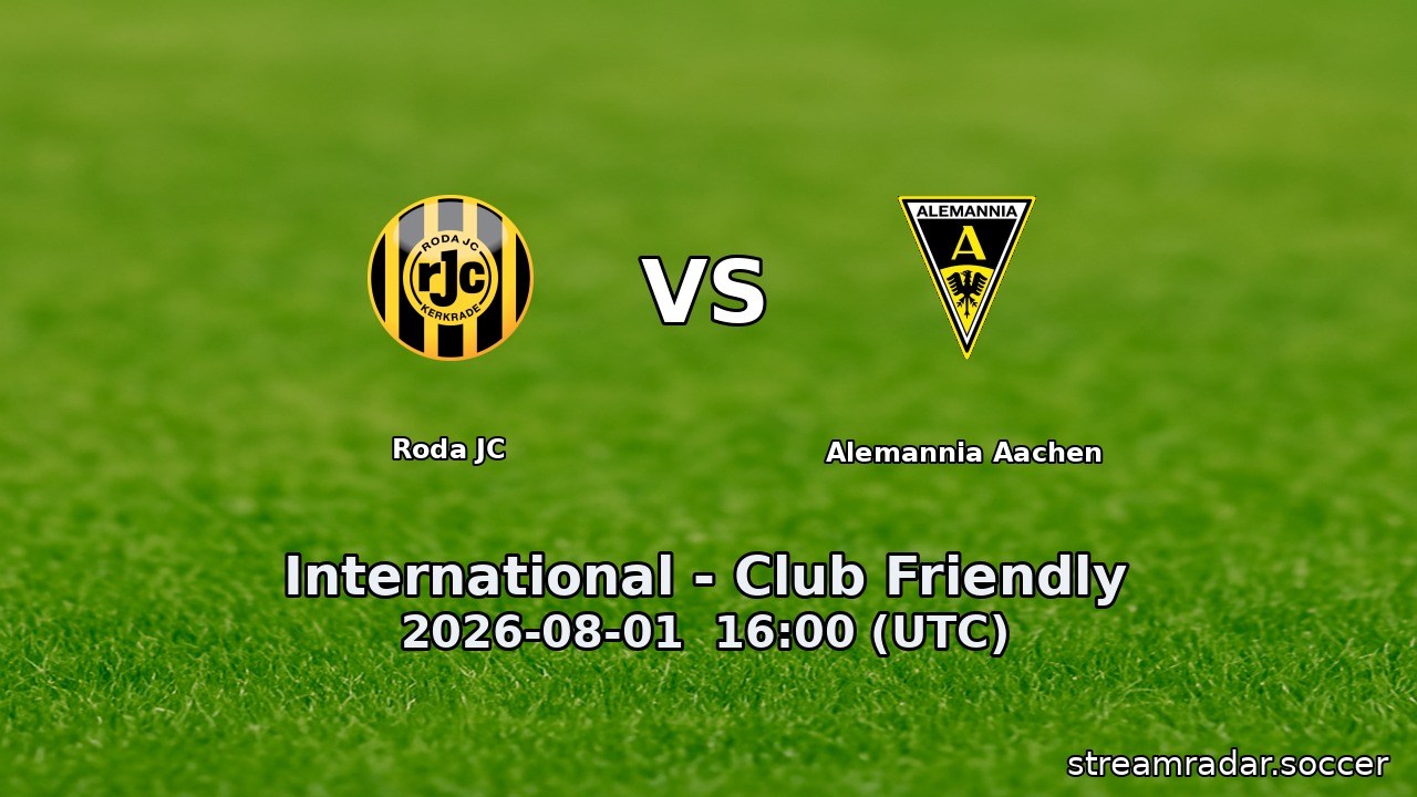 Roda JC vs Alemannia Aachen