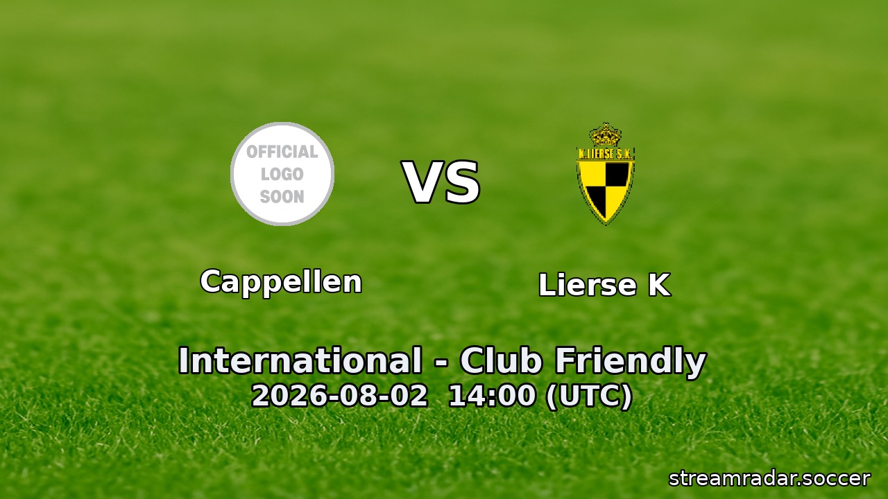 Cappellen vs Lierse K