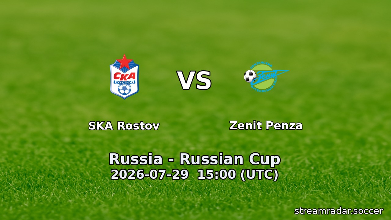 SKA Rostov vs Zenit Penza