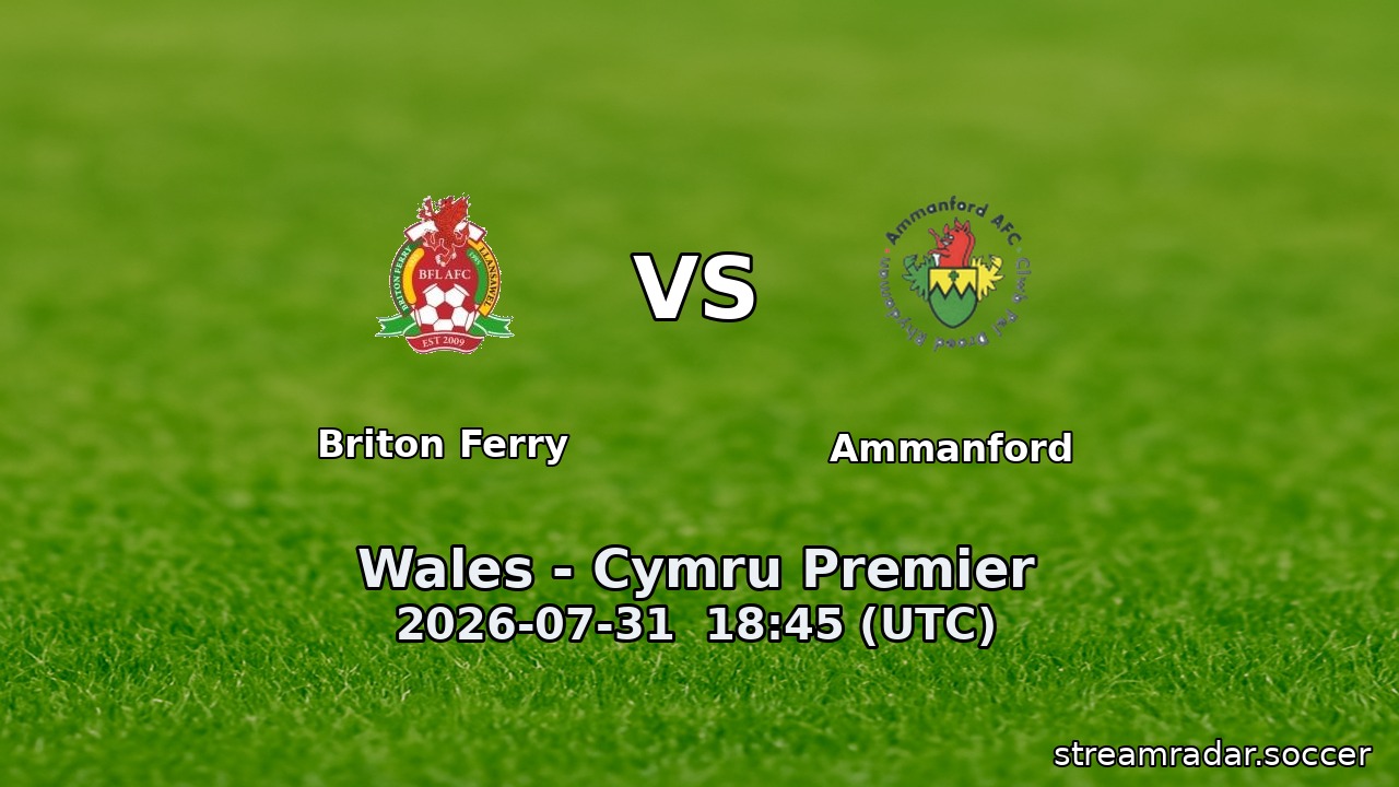 Briton Ferry vs Ammanford