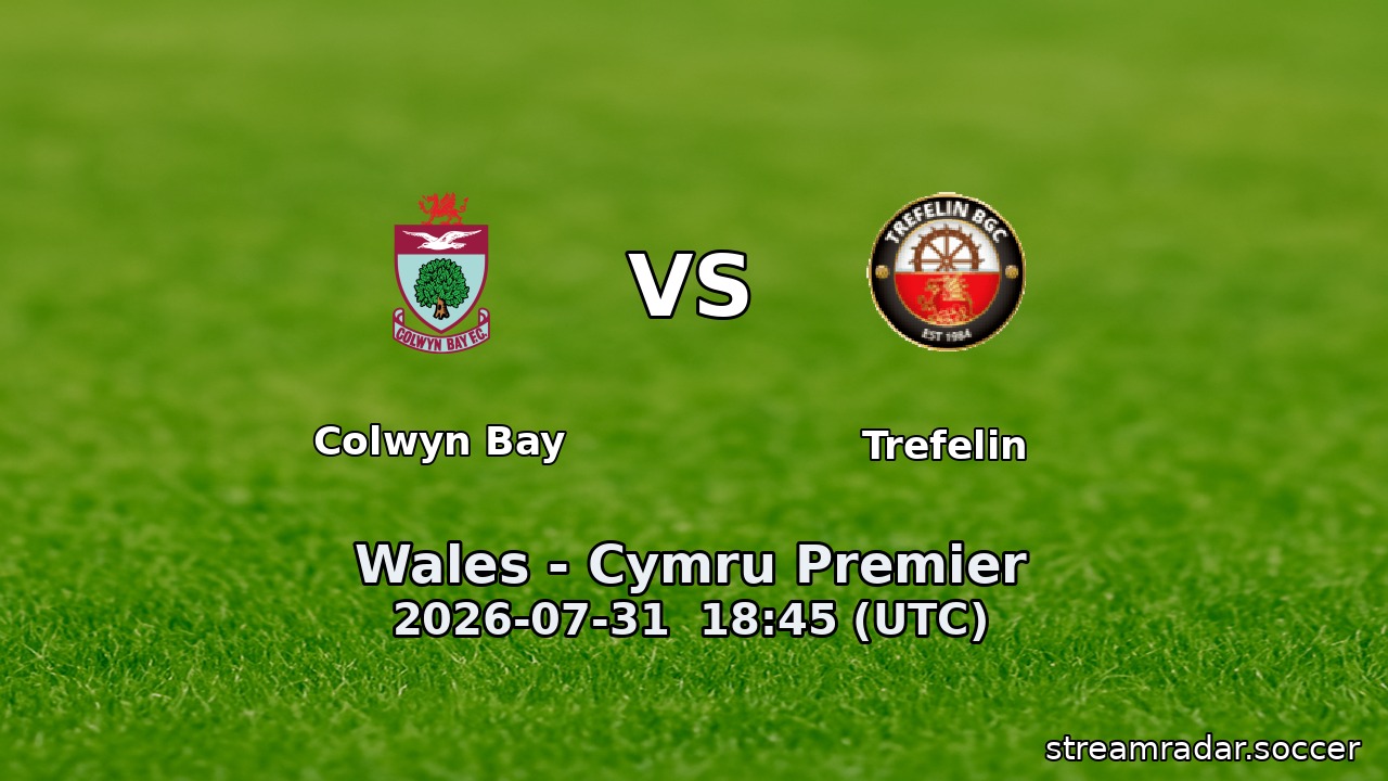 Colwyn Bay vs Trefelin