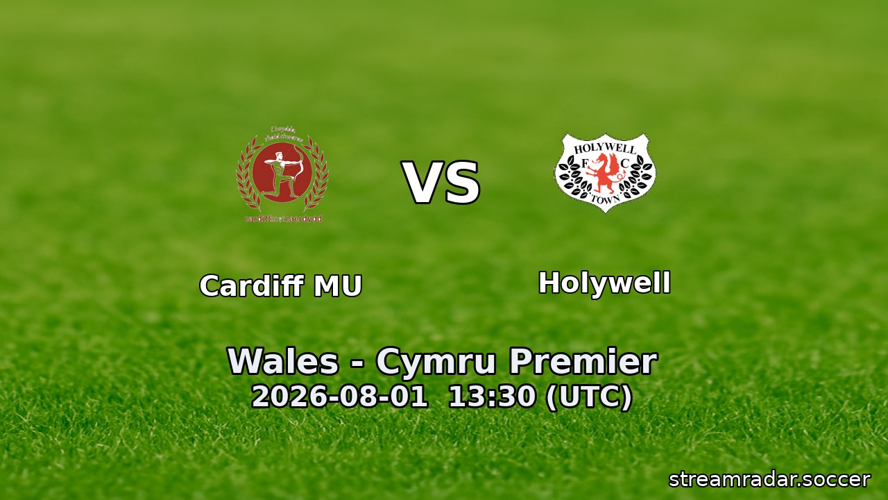 Cardiff MU vs Holywell