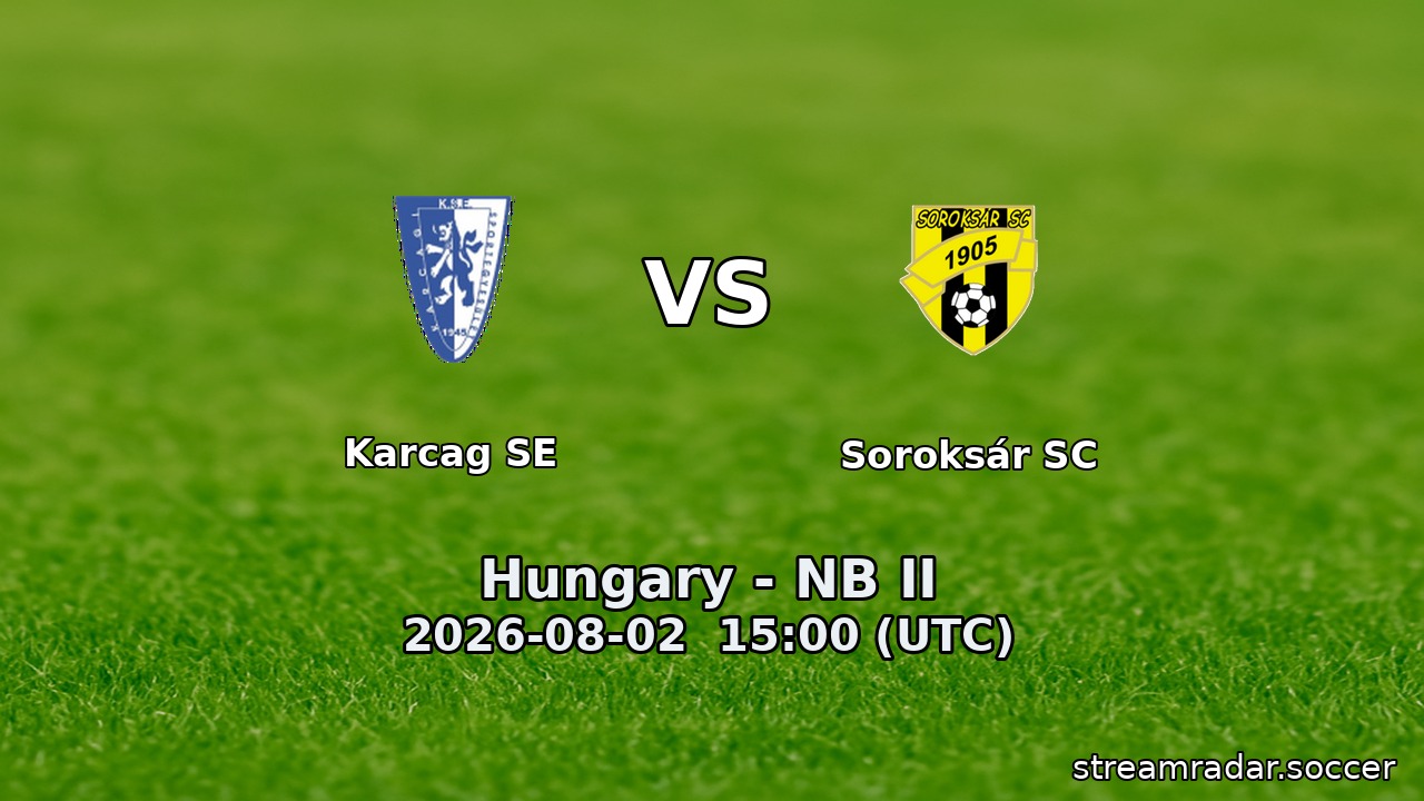 Karcag SE vs Soroksár SC