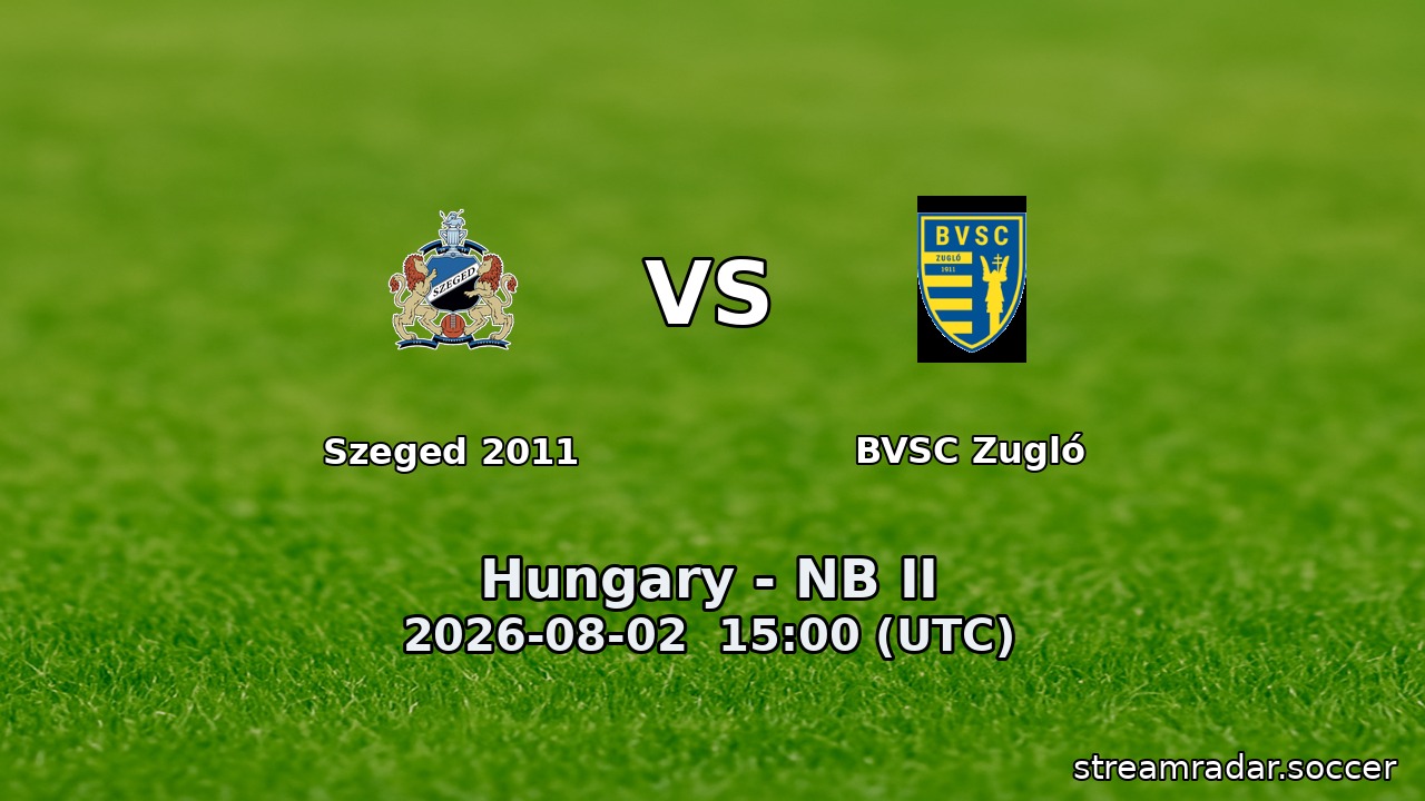 Szeged 2011 vs BVSC Zugló