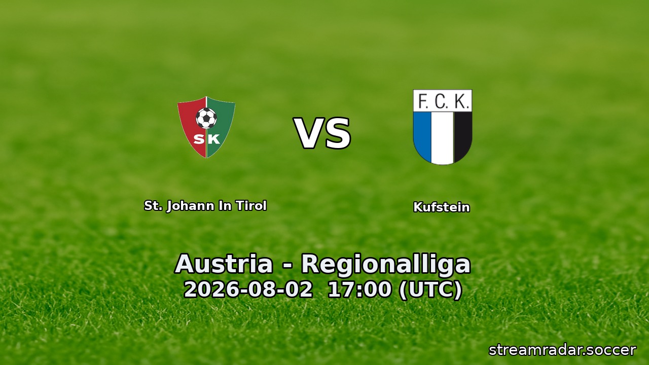 St. Johann In Tirol vs Kufstein