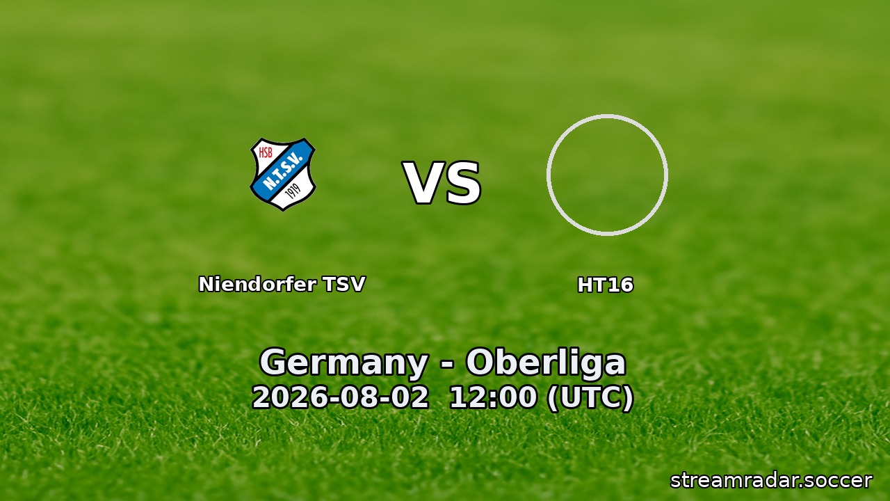 Niendorfer TSV vs HT16