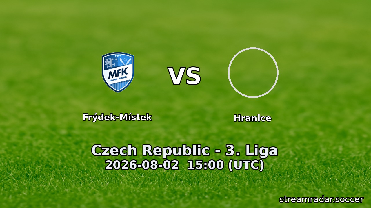 Frýdek-Místek vs Hranice