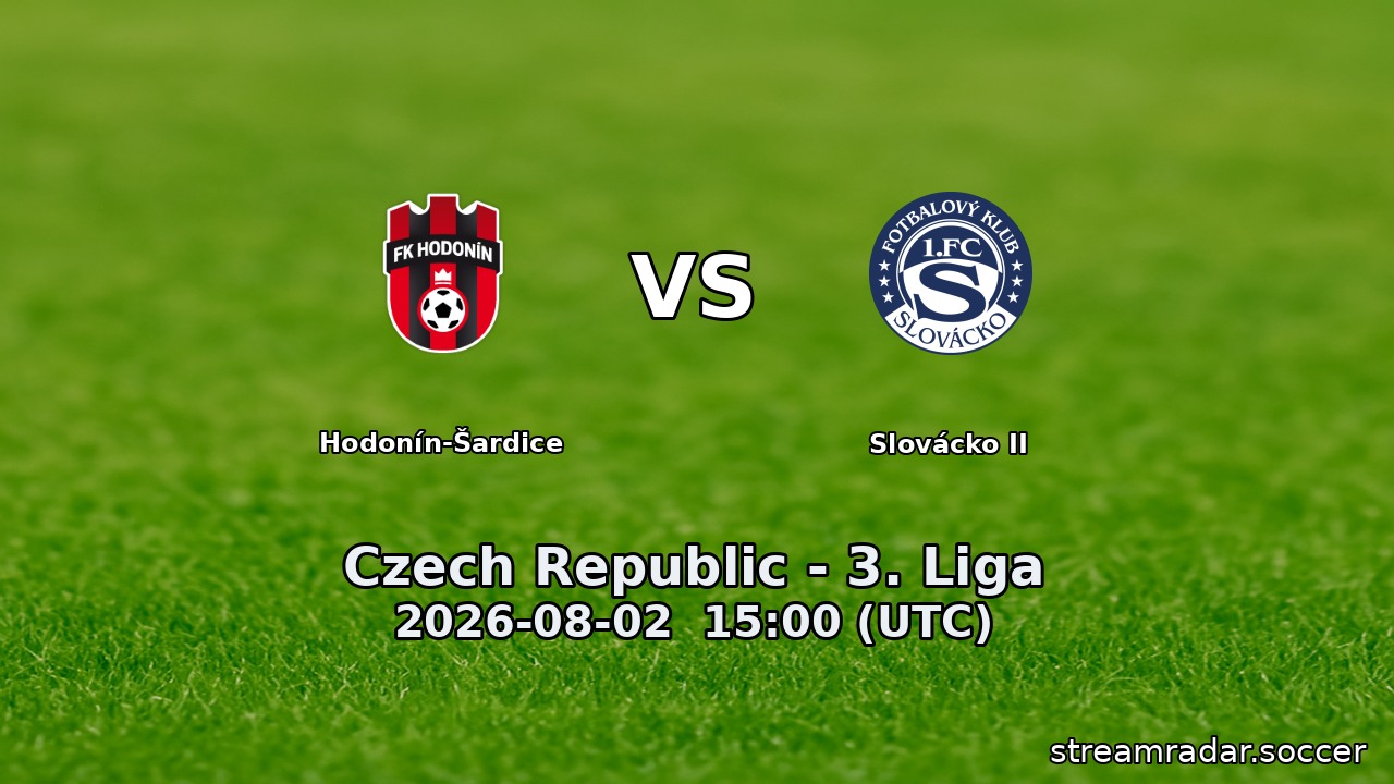 Hodonín-Šardice vs Slovácko II