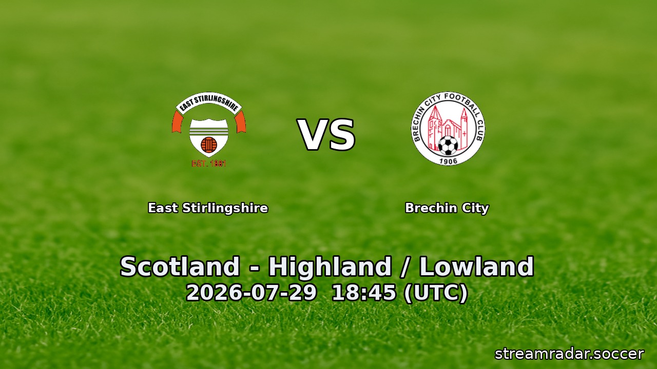 East Stirlingshire vs Brechin City
