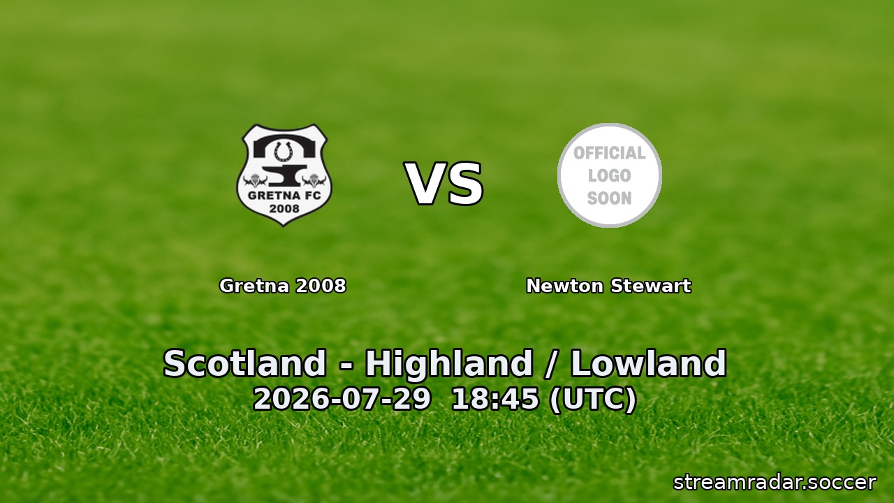 Gretna 2008 vs Newton Stewart