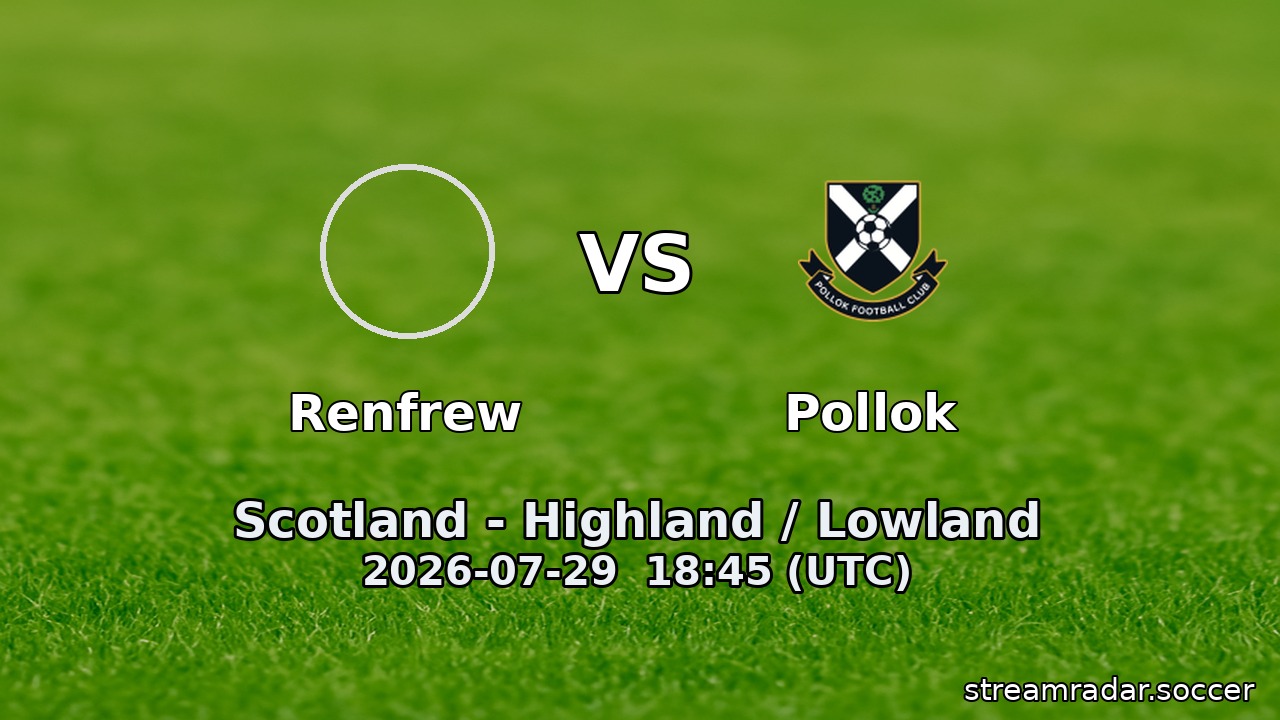 Renfrew vs Pollok