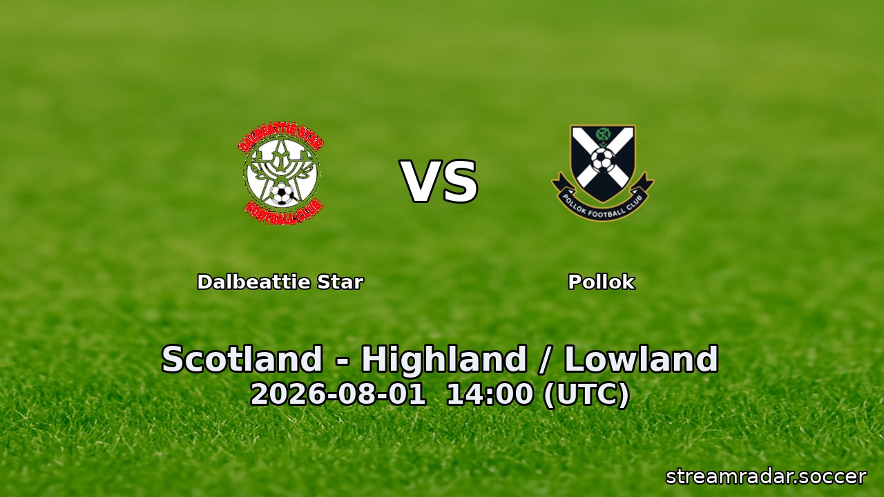 Dalbeattie Star vs Pollok