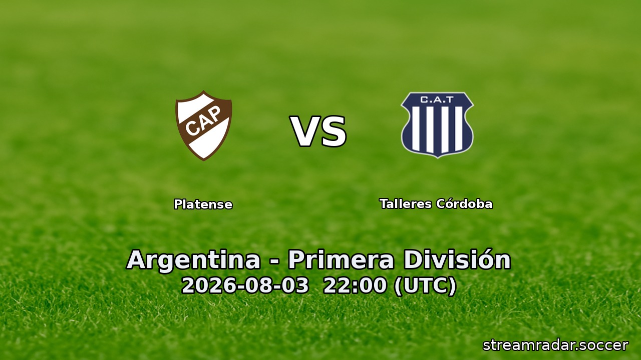 Platense vs Talleres Córdoba
