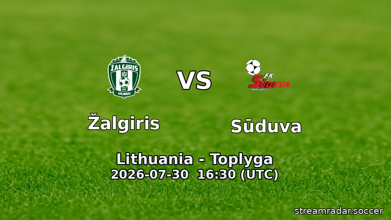 Žalgiris vs Sūduva