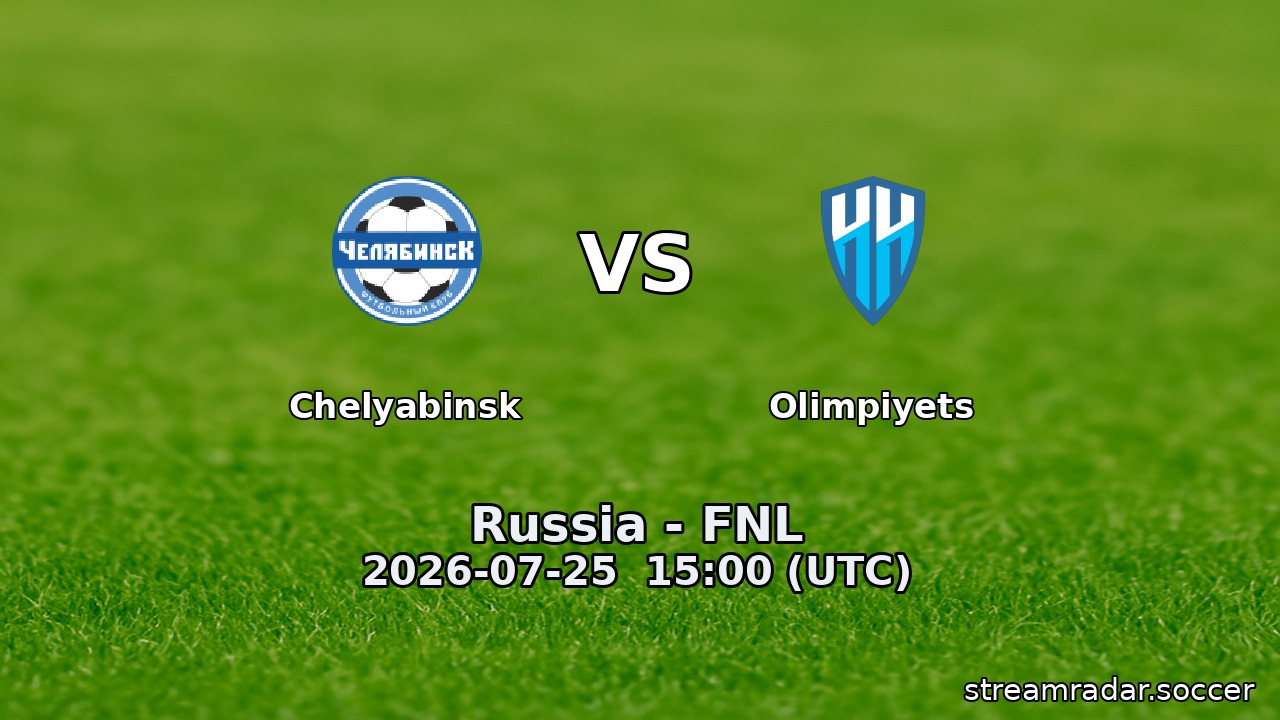 Chelyabinsk vs Olimpiyets