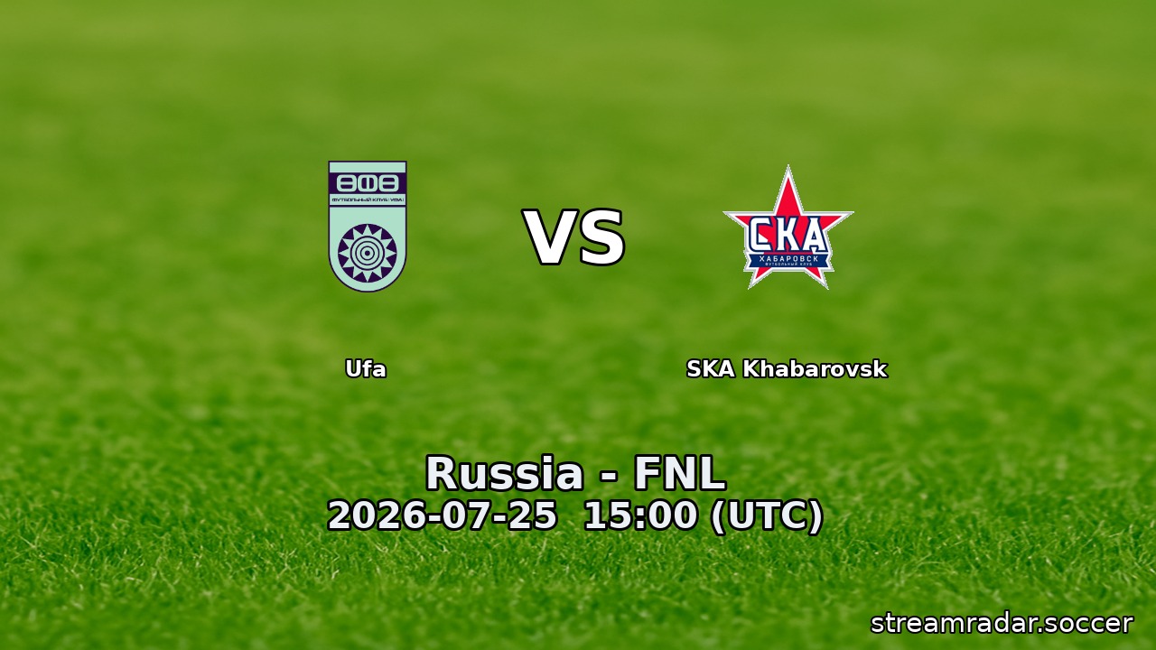 Ufa vs SKA Khabarovsk