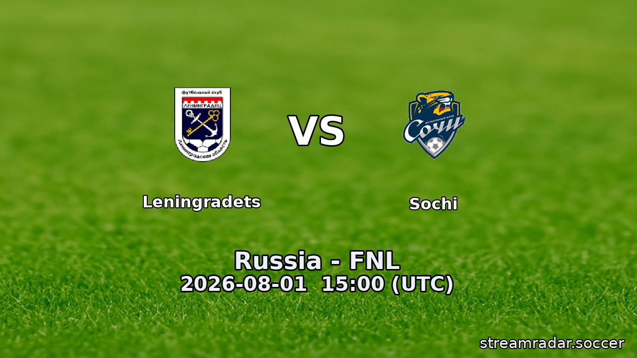 Leningradets vs Sochi